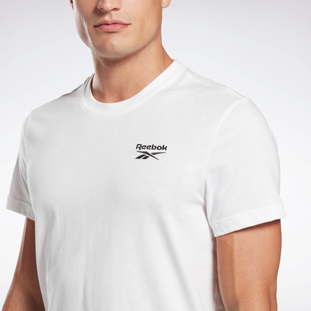 Reebok Reebok Identity T-Shirt Bílé | LYXAQ8315