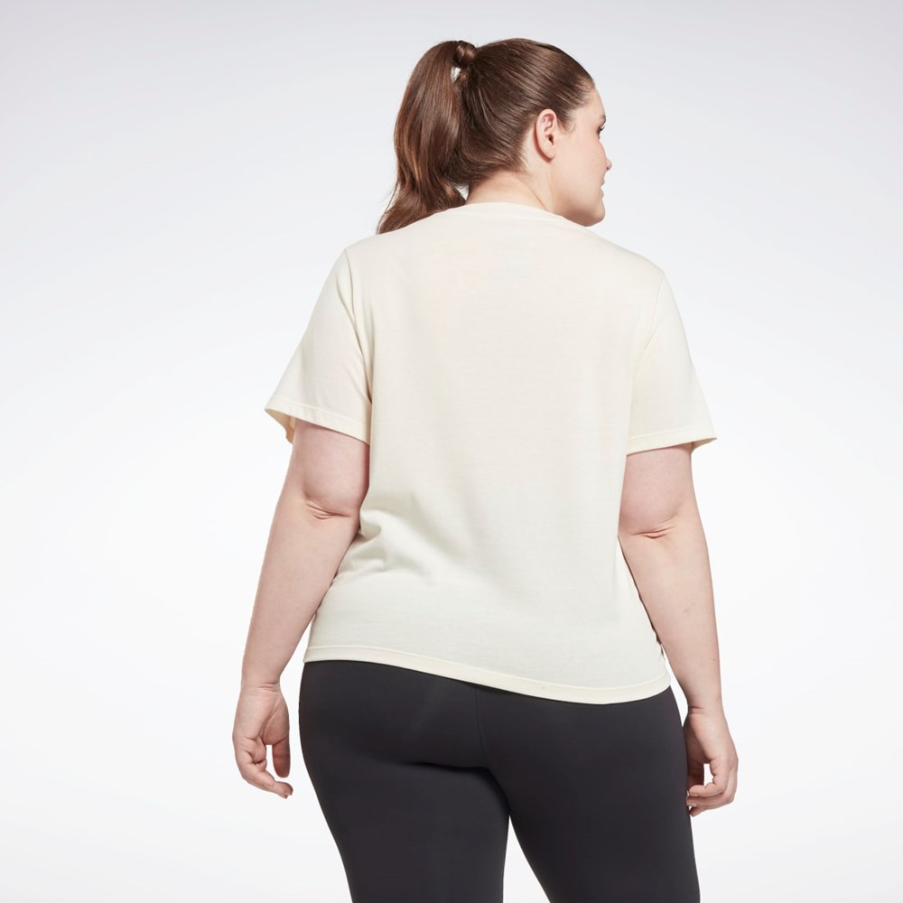 Reebok Reebok Identity T-Shirt (Plus Size) Bílé | TKGCA9683