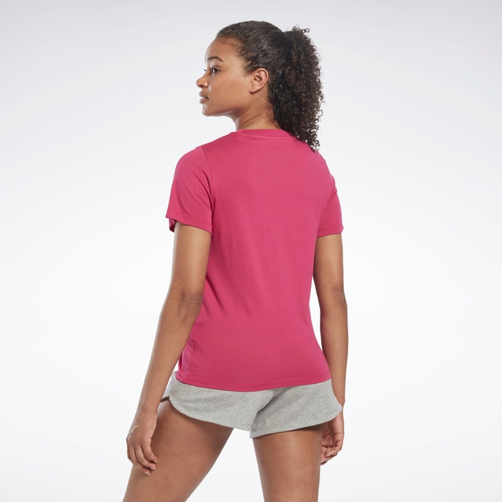 Reebok Reebok Identity T-Shirt Růžové | YVPBD8793