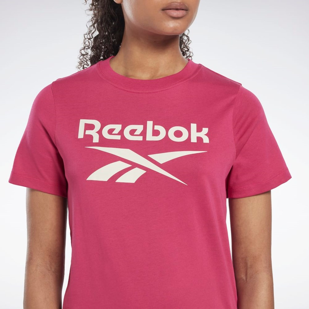 Reebok Reebok Identity T-Shirt Růžové | YVPBD8793