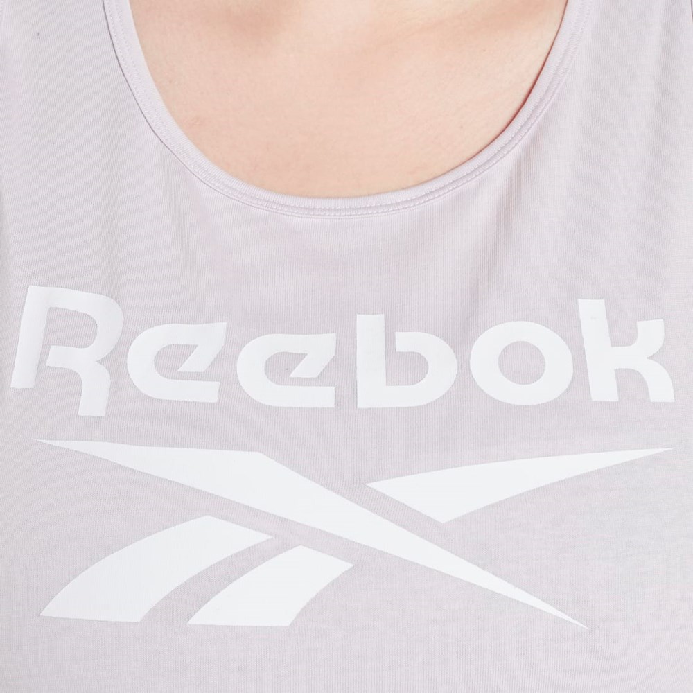 Reebok Reebok Identity Tank Top (Plus Size) Quartz Glow | KNDAH8420