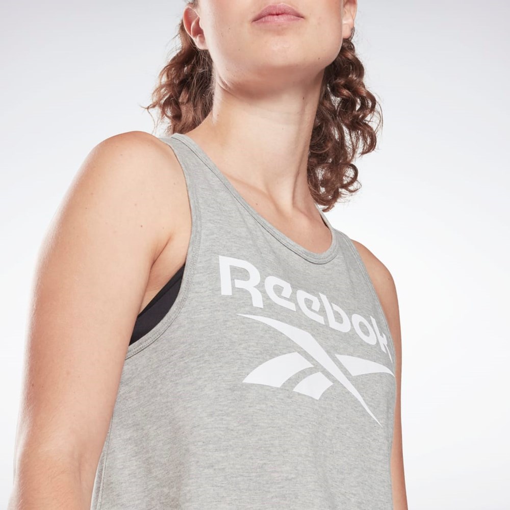 Reebok Reebok Identity Tank Top Šedé | CHLMJ2790