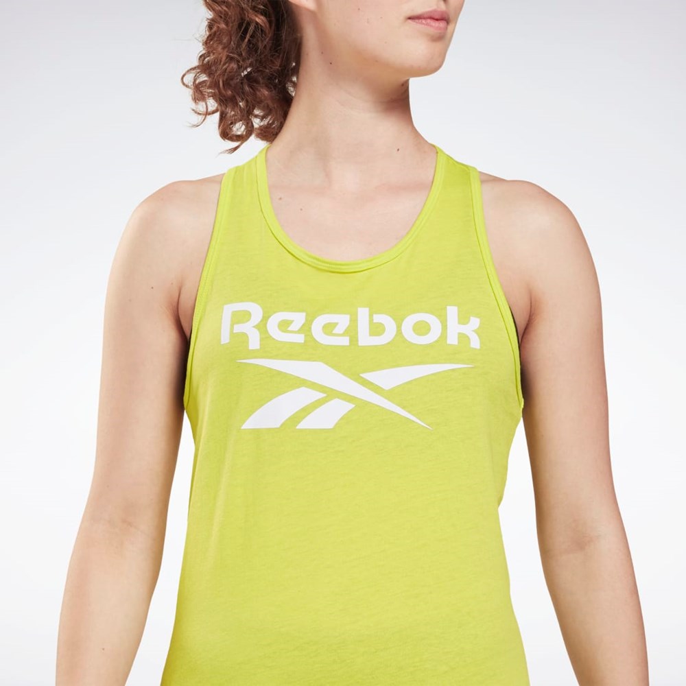 Reebok Reebok Identity Tank Top Žluté | MBTLA7693