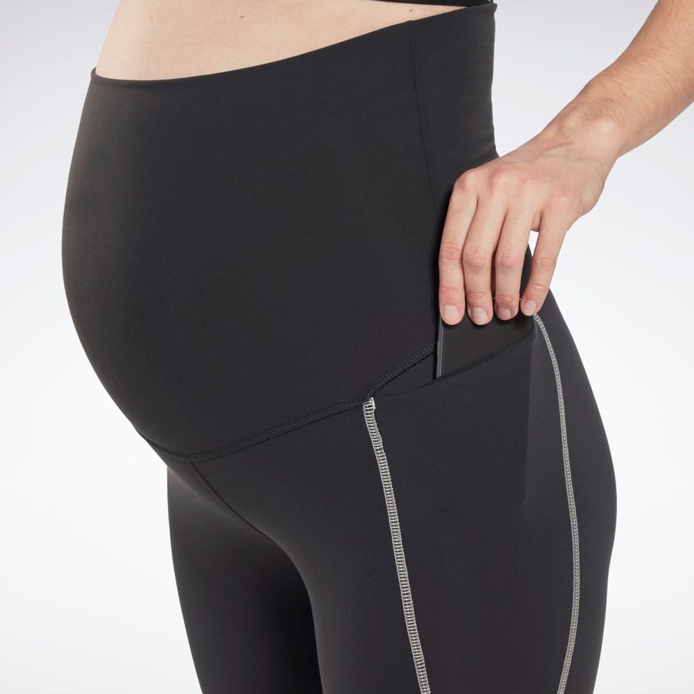 Reebok Reebok Lux 2.0 Maternity Leggings Černé | PBEIG2134