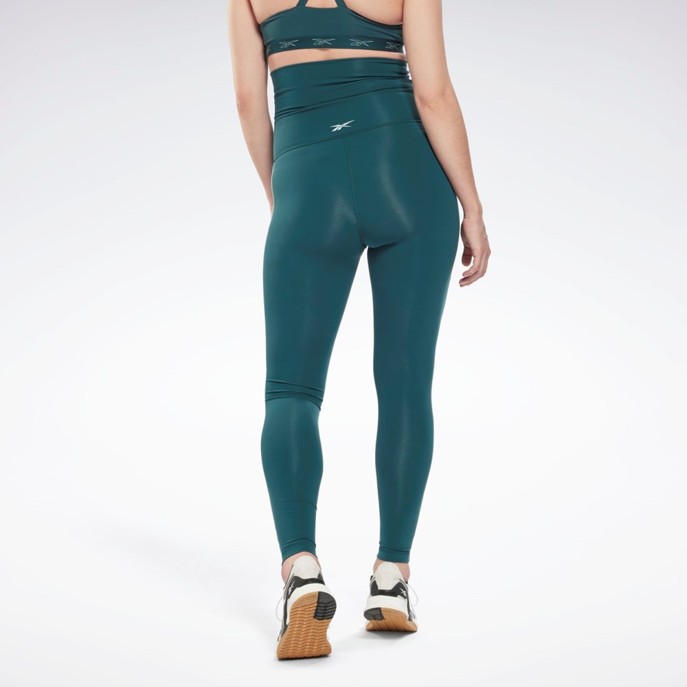 Reebok Reebok Lux 2.0 Maternity Leggings Zelene | VKXFM8642