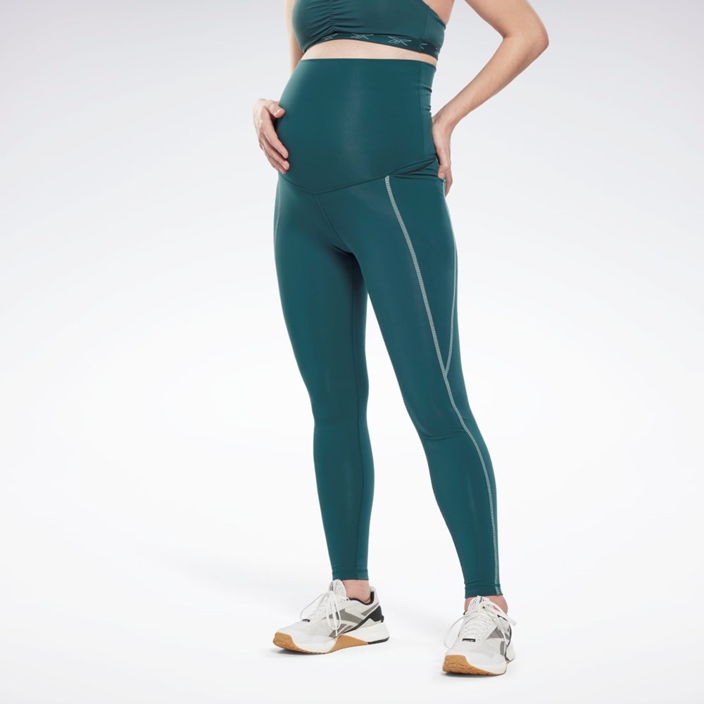 Reebok Reebok Lux 2.0 Maternity Leggings Zelene | VKXFM8642