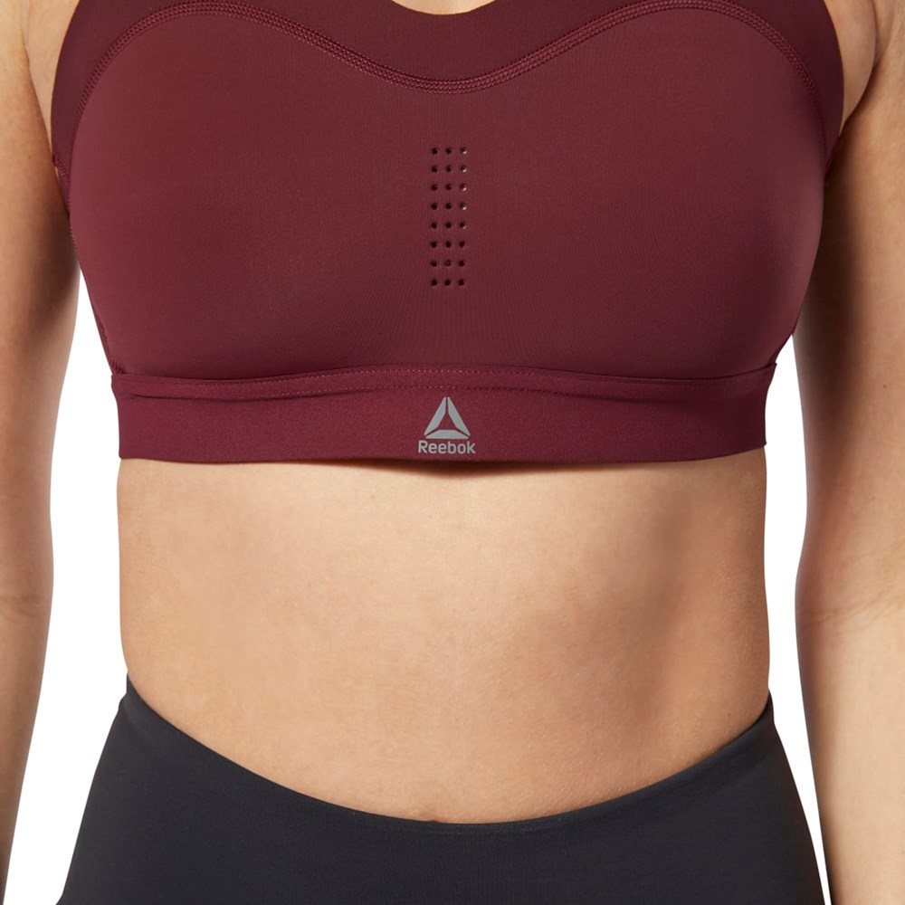 Reebok Reebok PureMove Bra Motion Sense ™ Vínové | JOFRB1438