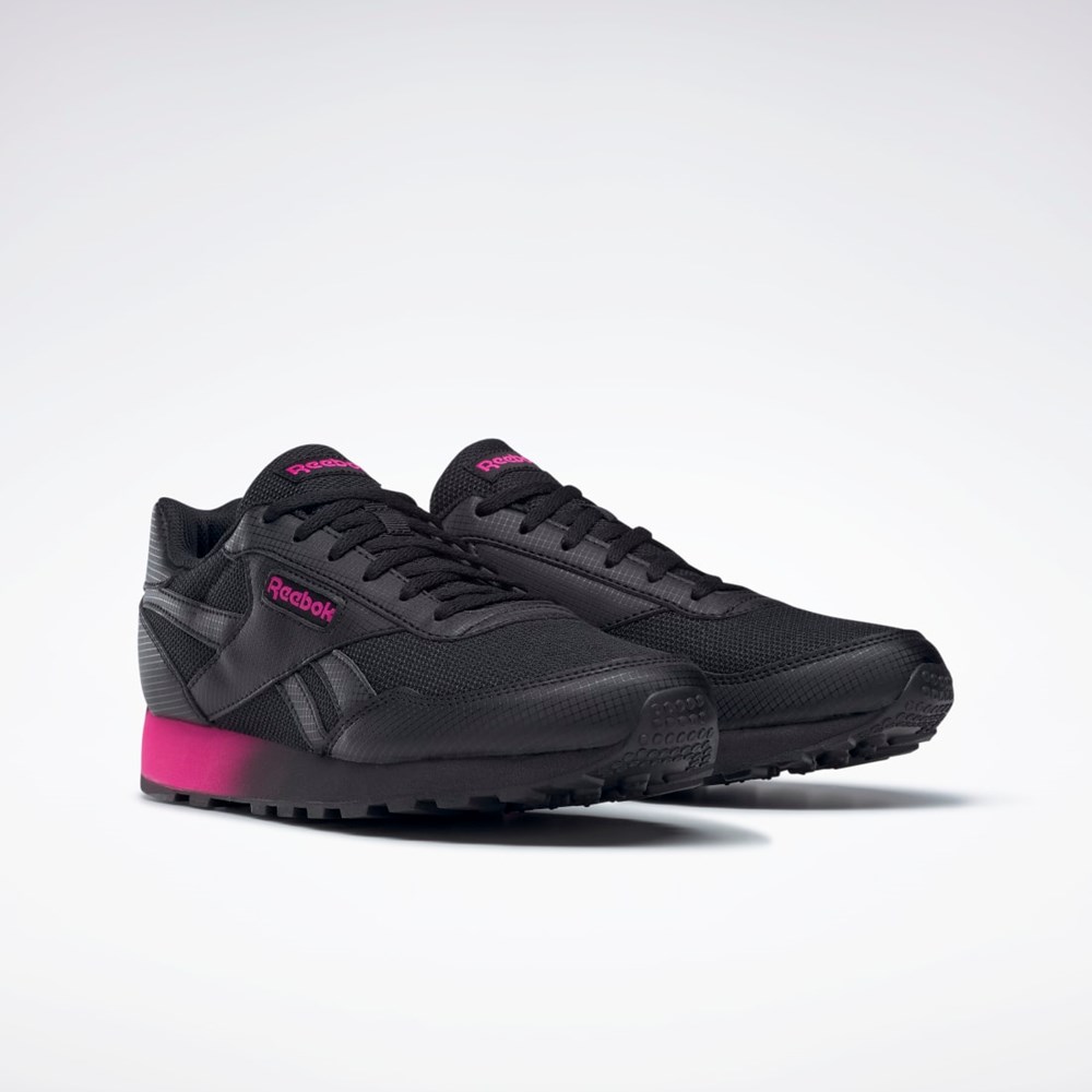 Reebok Reebok Rewind Run Shoes Černé Růžové Černé | FNWRP2738