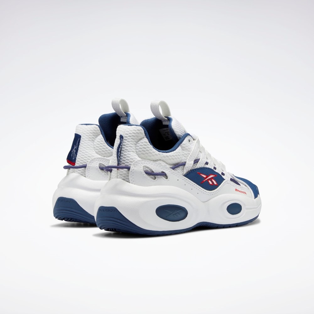 Reebok Reebok Solution Mid Basketball Shoes - Grade School Bílé Blankyt Červené | RLKTA1089