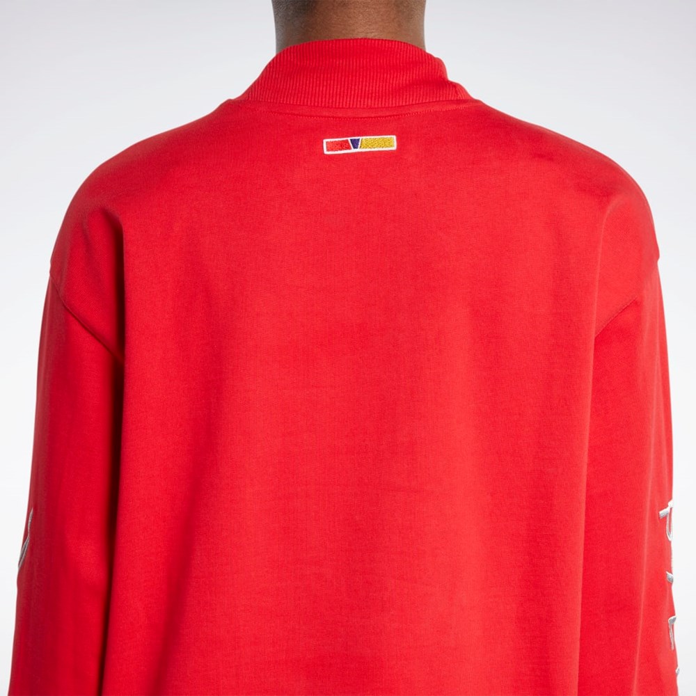 Reebok Reebok by Pyer Moss Turtleneck Long Sleeve T-Shirt Červené | GTHUK5724