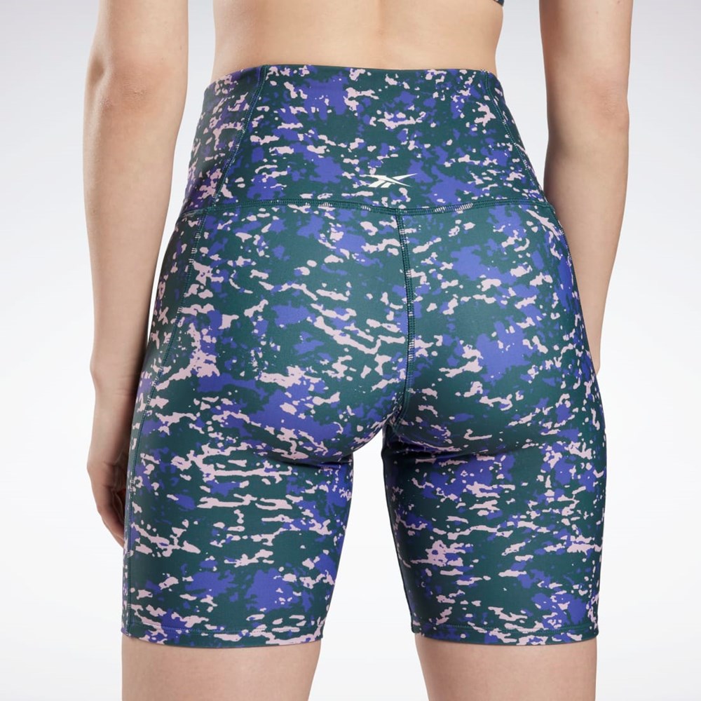 Reebok Speckle Modern Safari Legging Shorts Zelene | NDQLR8465