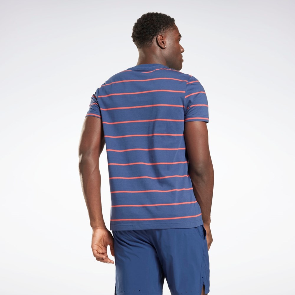 Reebok Stripe T-Shirt Blankyt | RKLBZ8630