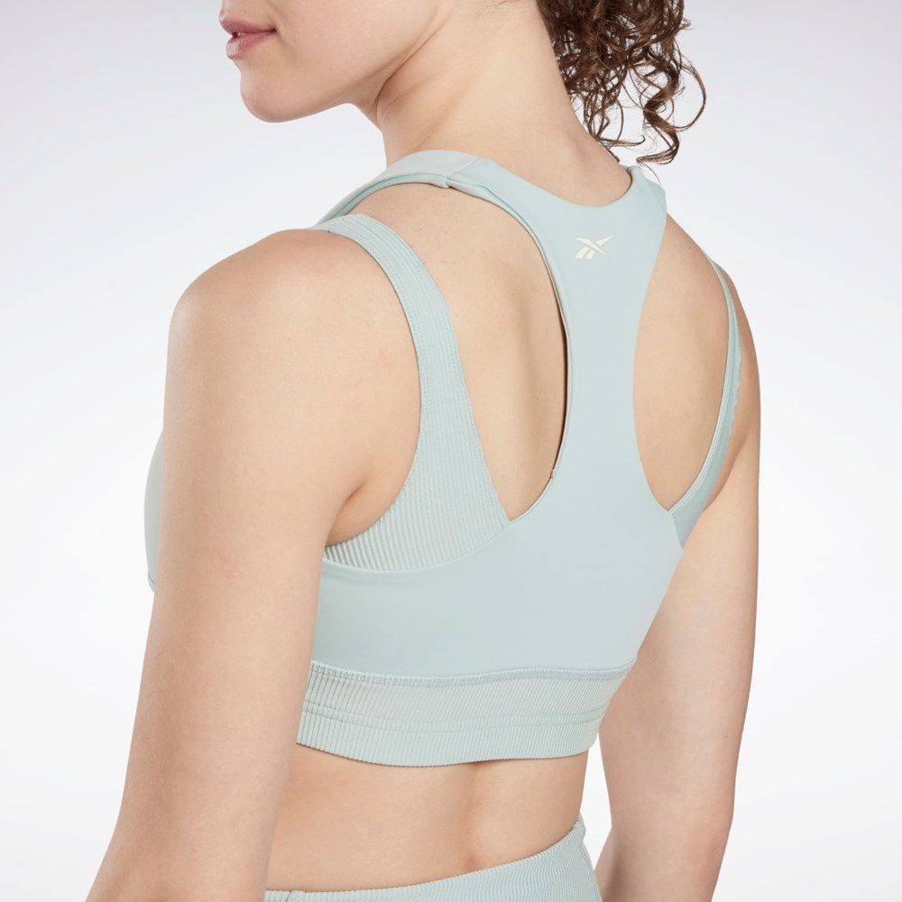 Reebok Studio Layered Bra Top Šedé | QFNRJ8236