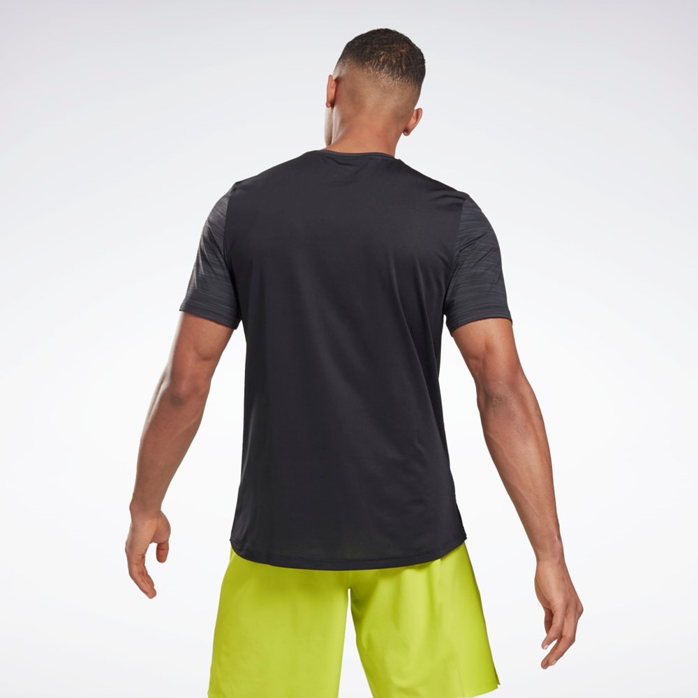 Reebok Tech Style Activchill Move T-Shirt Černé | XZBGS5310