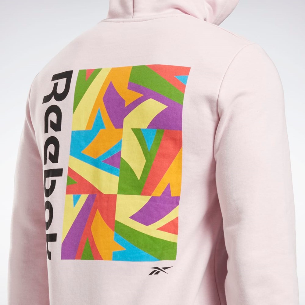 Reebok Tech Style Pride Grafická Sweatshirt Frost Berry | NREVC6084