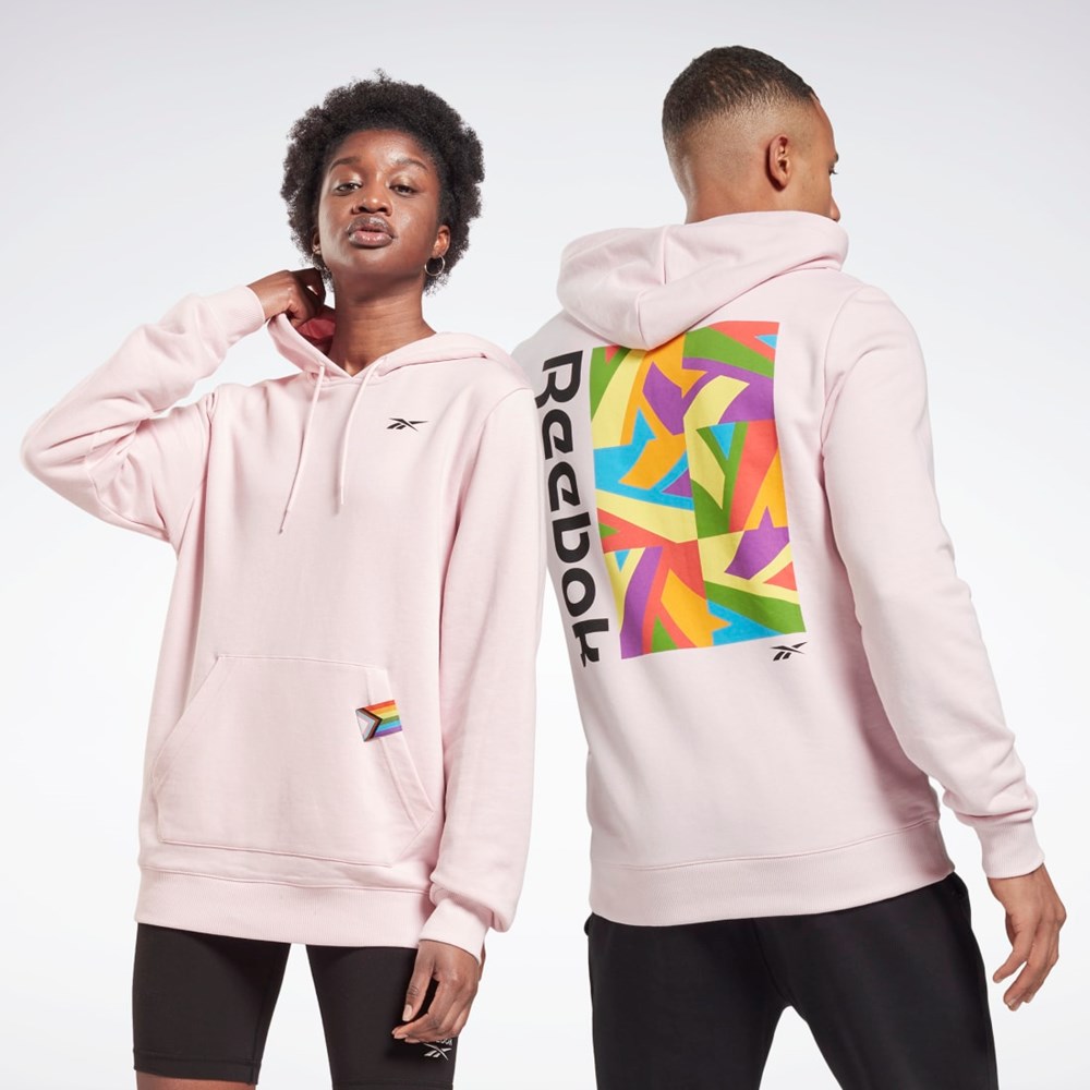 Reebok Tech Style Pride Grafická Sweatshirt Frost Berry | NREVC6084