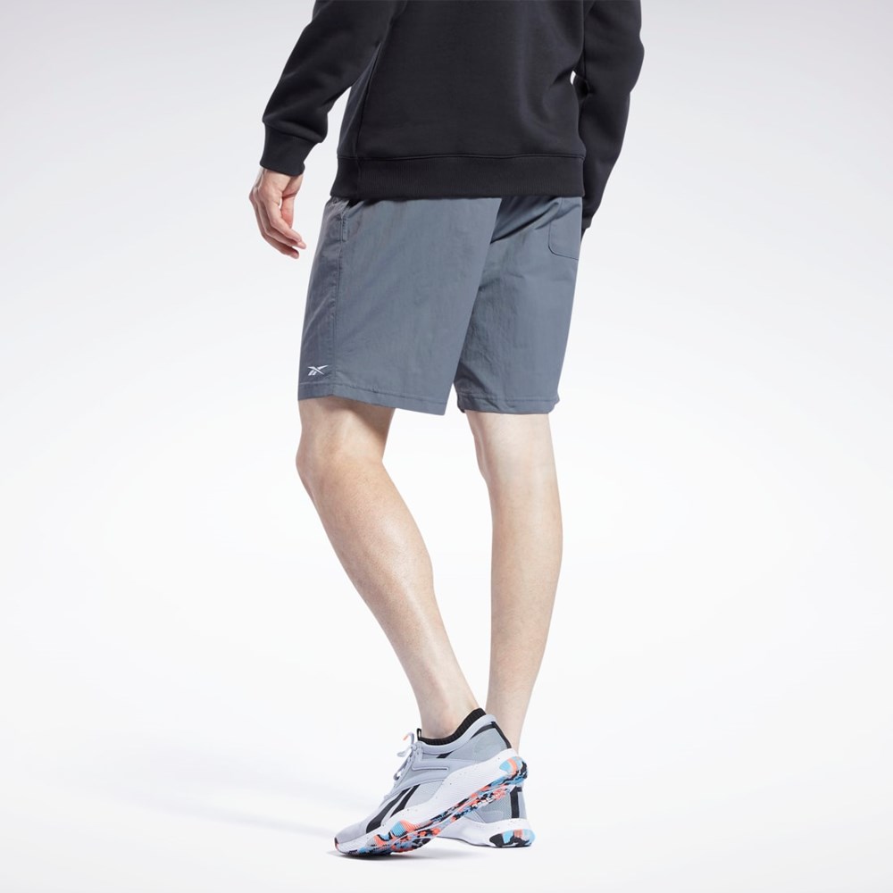 Reebok Tréninková Essentials Utility Shorts Šedé | AXNBY9086