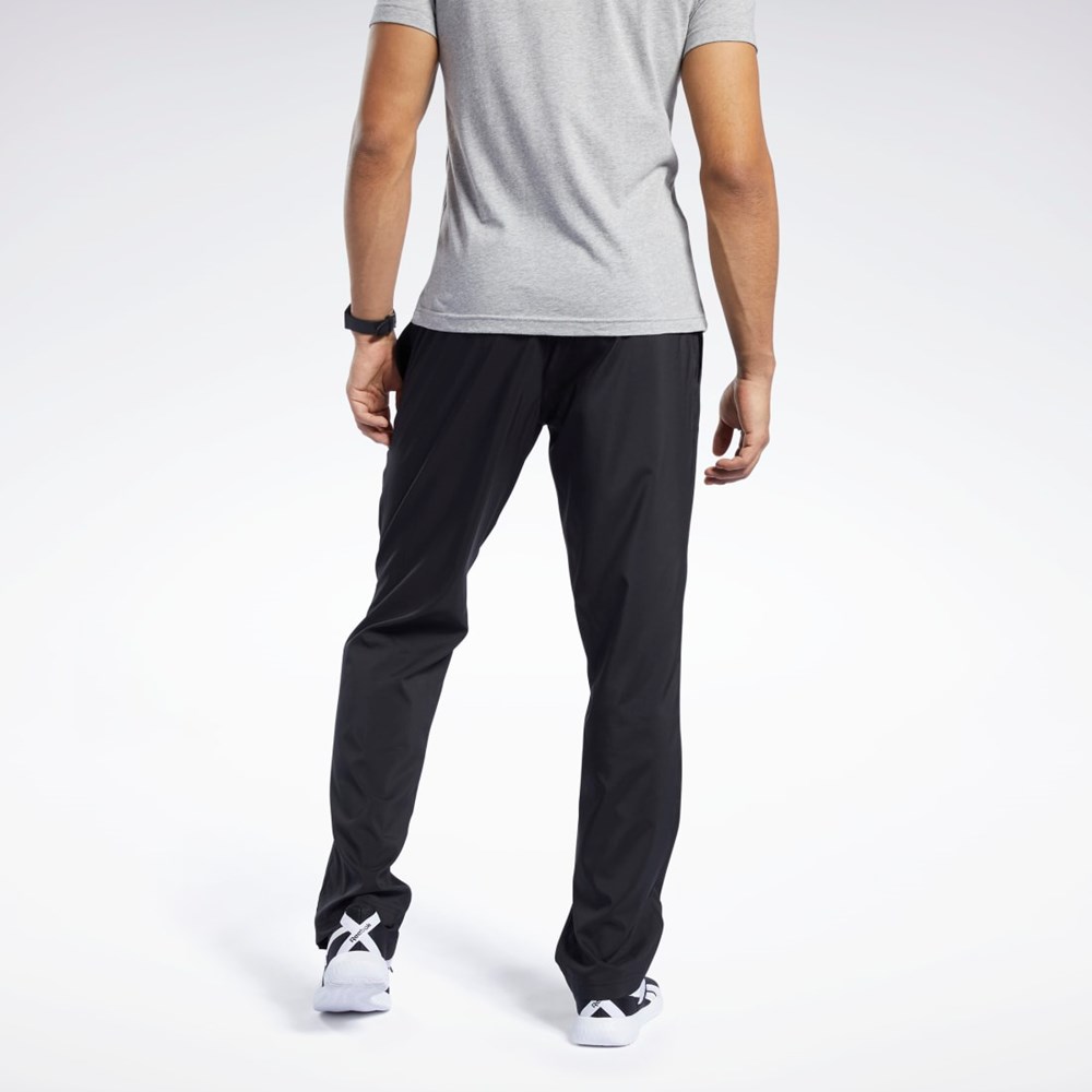 Reebok Tréninková Essentials Woven Unlined Pants Černé | EIDPS7456