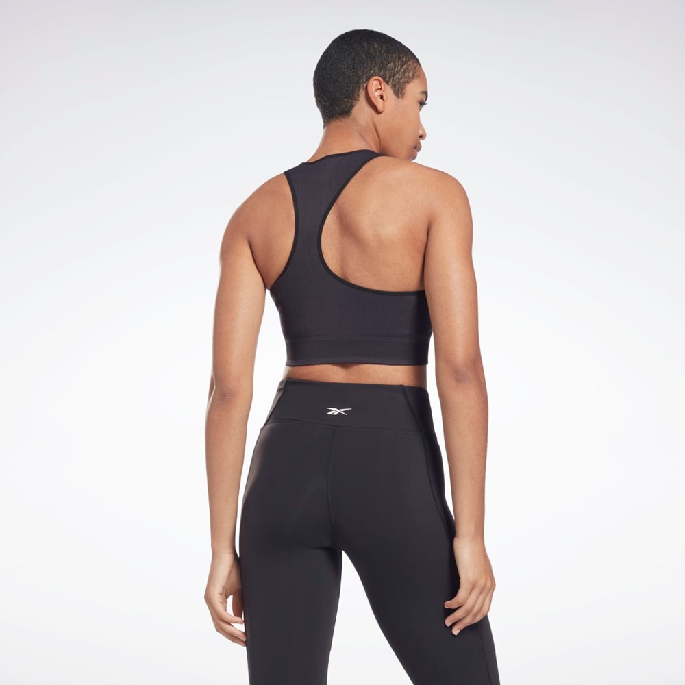 Reebok United By Fitness Myoknit Seamless Top Černé | PSFQK0654