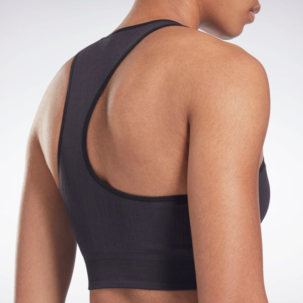 Reebok United By Fitness Myoknit Seamless Top Černé | PSFQK0654