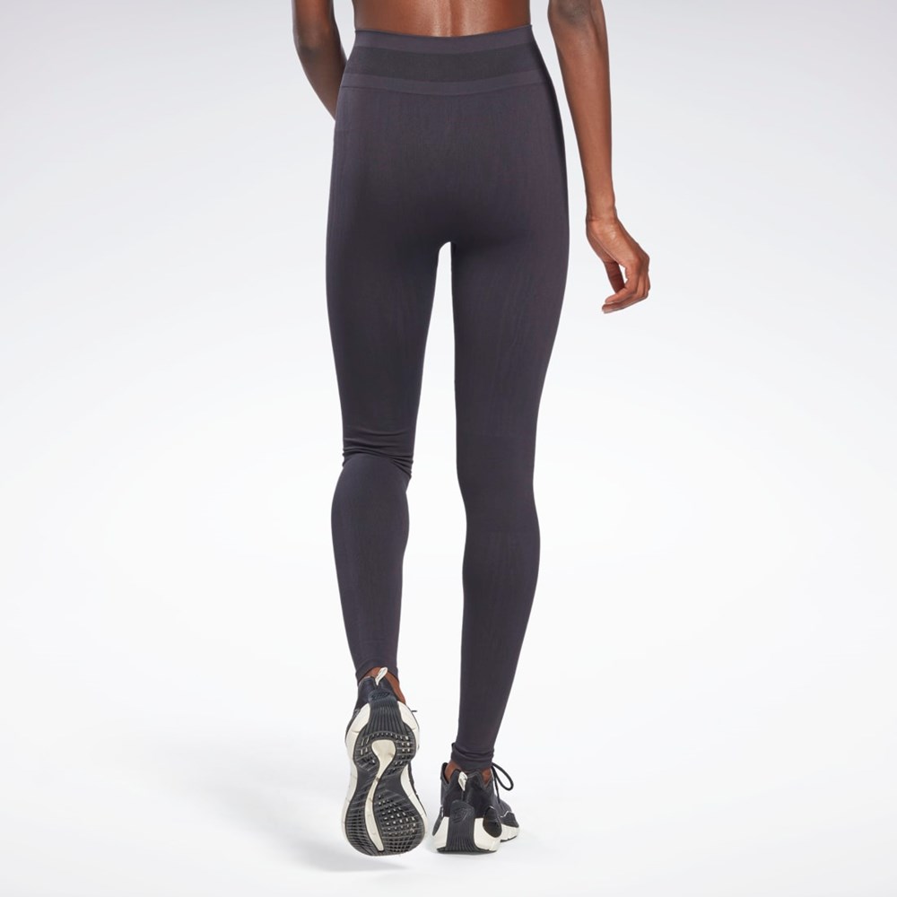 Reebok United By Fitness Myoknit Seamless Leggings Černé | VRHBW4327