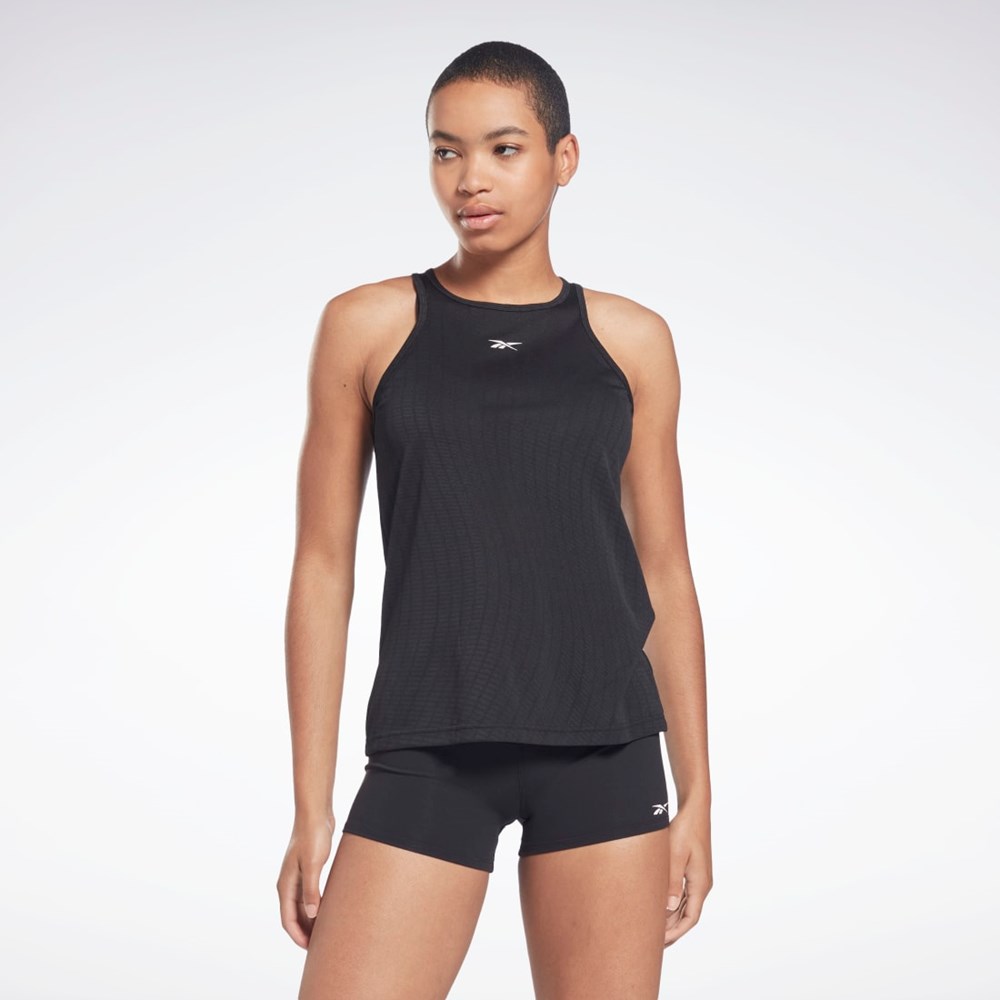 Reebok United By Fitness Perforated Tank Top Černé | TCZSW7283