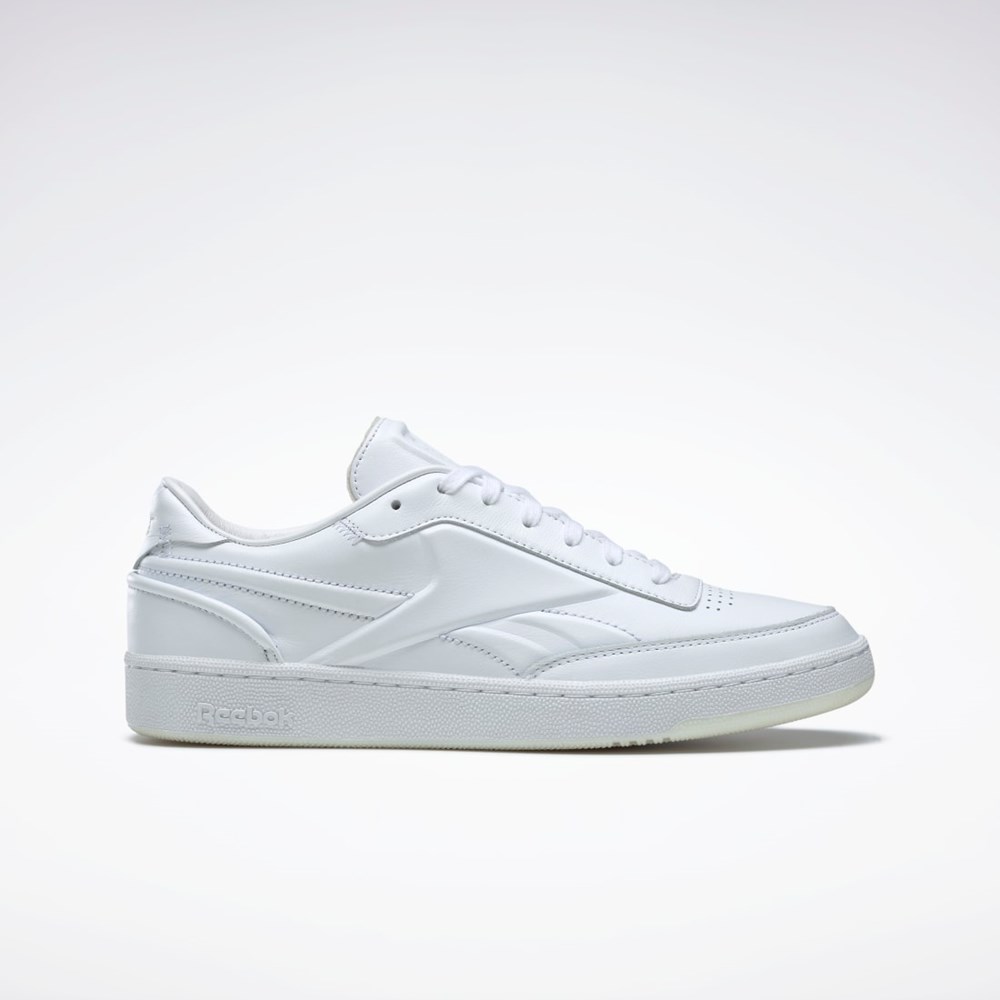 Reebok Victoria Beckham Club C Shoes Bílé Bílé Černé | BFOMA1738