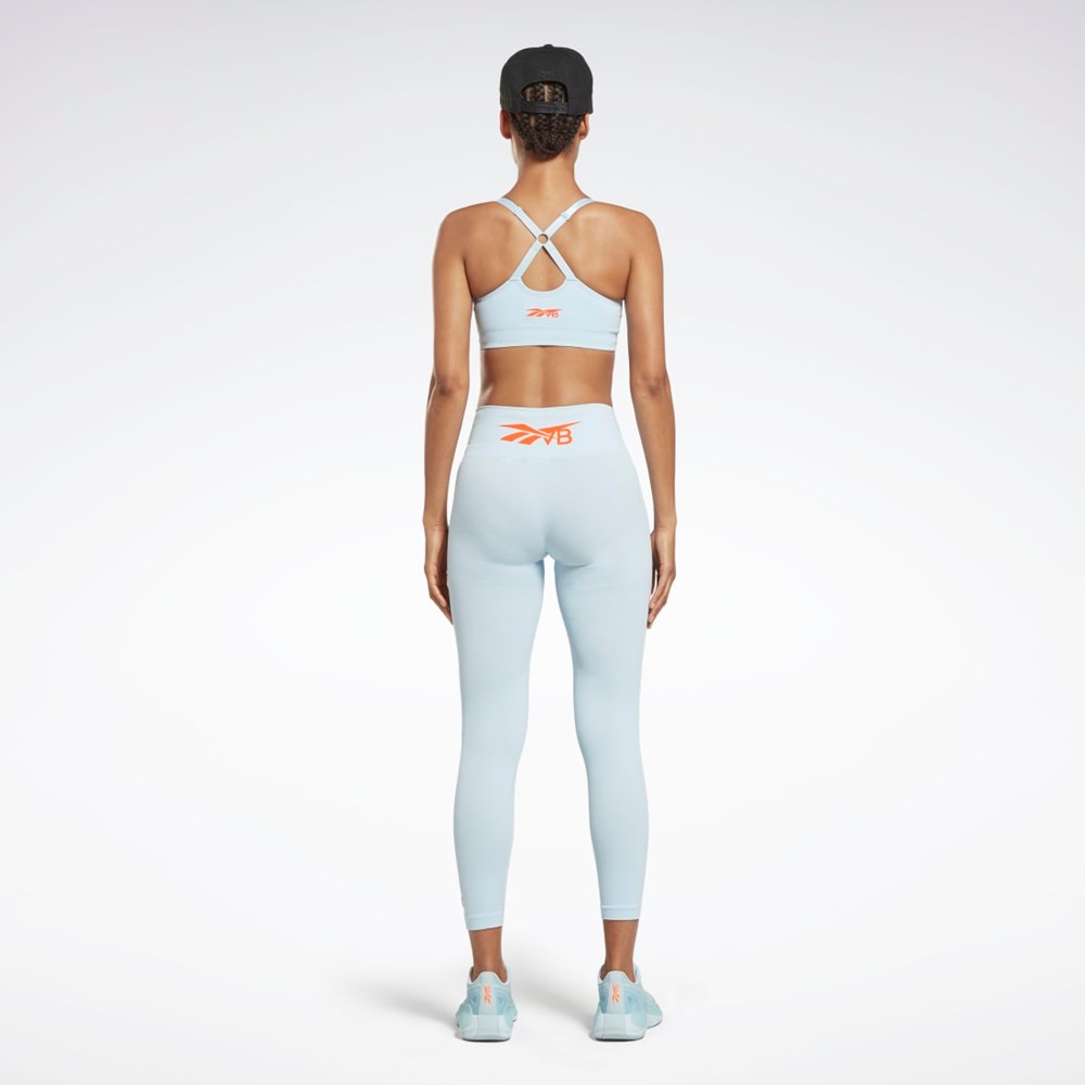 Reebok Victoria Beckham Light-Impact Seamless Bra Blankyt | JZWHL0495