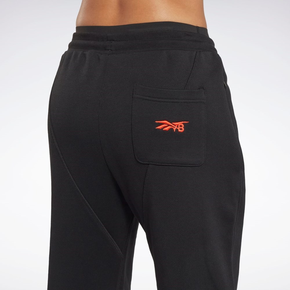 Reebok Victoria Beckham Rovný Leg Joggers Černé Oranžové | QBTYZ6819