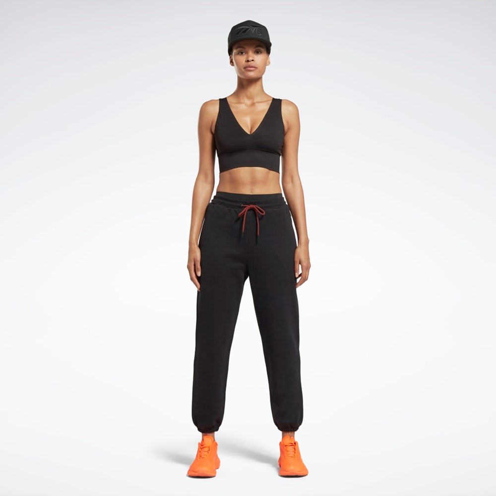 Reebok Victoria Beckham Rovný Leg Joggers Černé Oranžové | QBTYZ6819