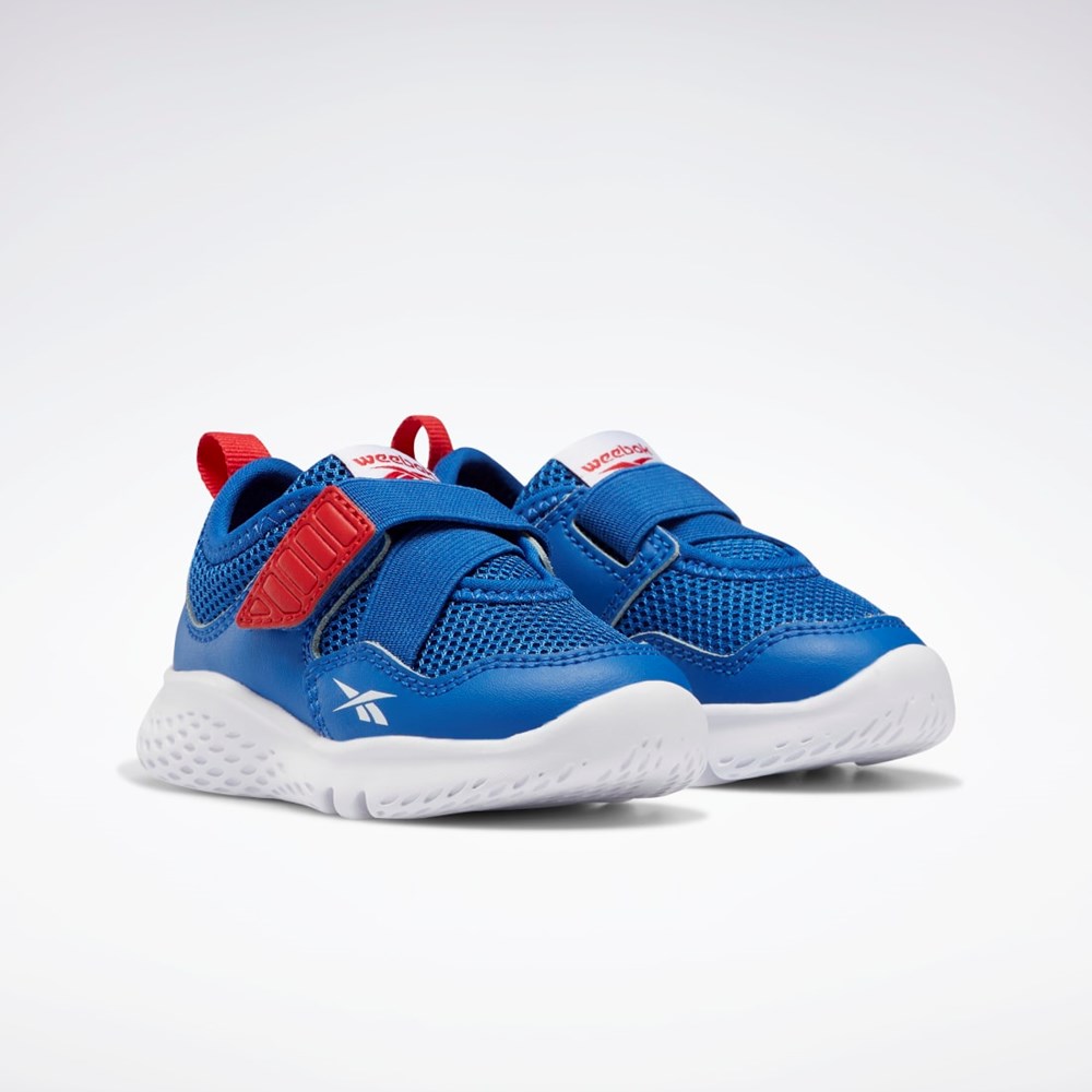 Reebok Weebok Flex Sprint Shoes - Toddler Blankyt Bílé Červené | GPISB2631