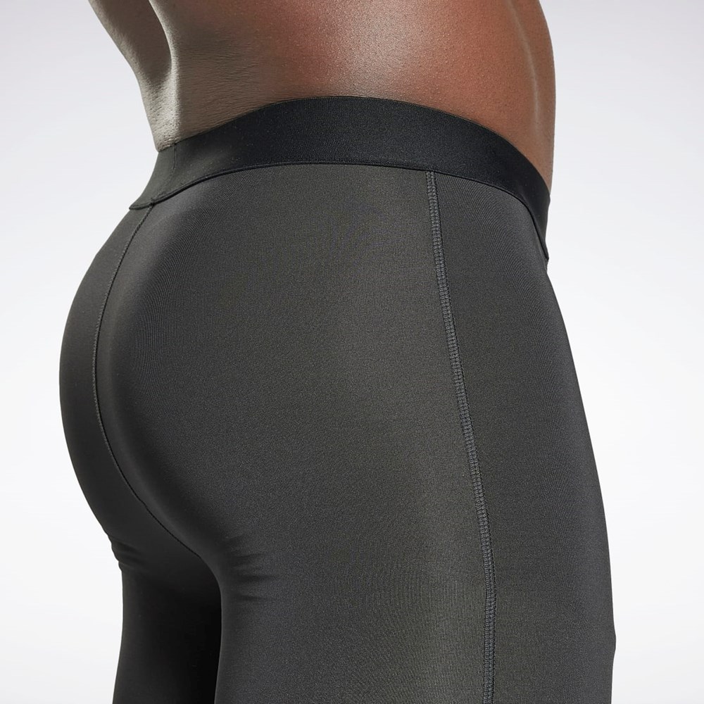 Reebok Workout Ready Compression Tights Černé | LDKPM6210