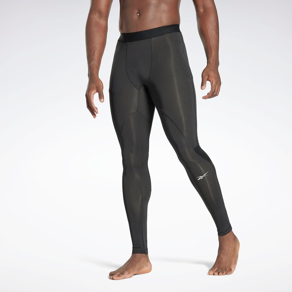 Reebok Workout Ready Compression Tights Černé | LDKPM6210