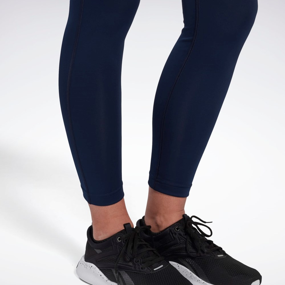 Reebok Workout Ready Leggings Tmavě Blankyt | EAVOS5680