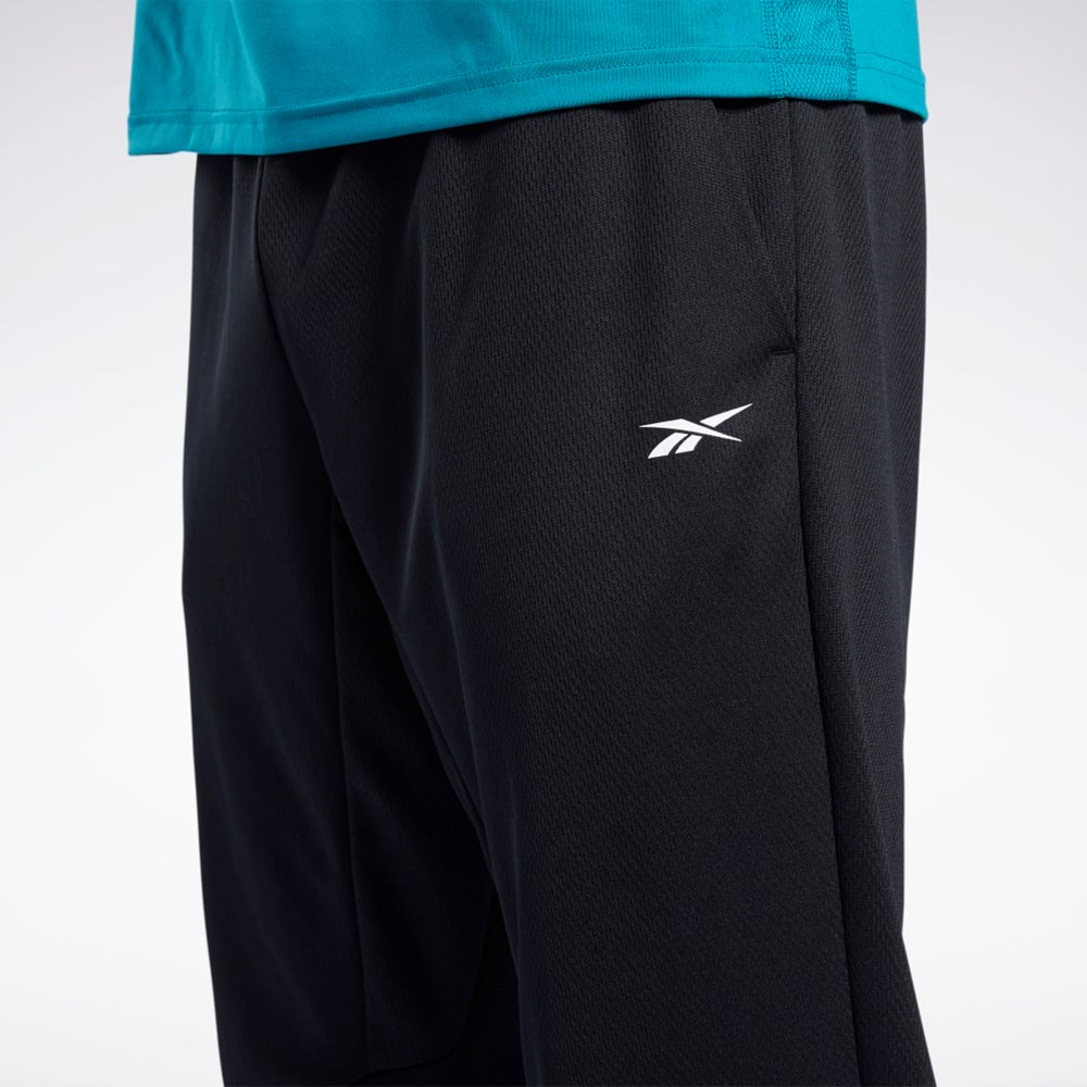 Reebok Workout Ready Pants Černé | HIPWL6287