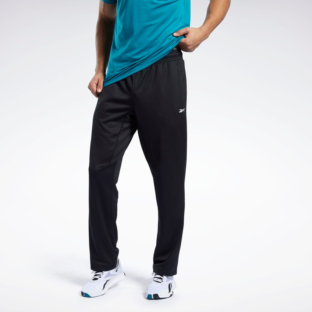 Reebok Workout Ready Pants Černé | HIPWL6287