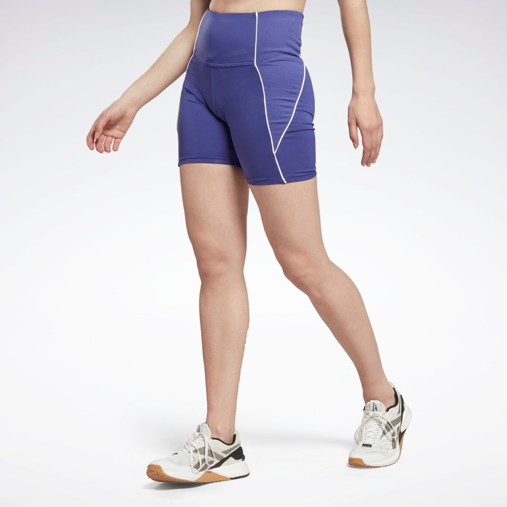 Reebok Workout Ready Poly Shorts Fialové | FSGBM4379