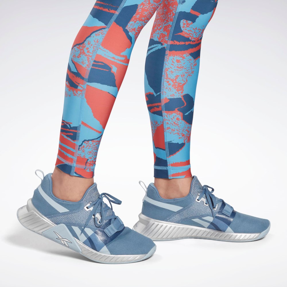 Reebok Workout Ready Printed Leggings Blankyt | FZETG1425