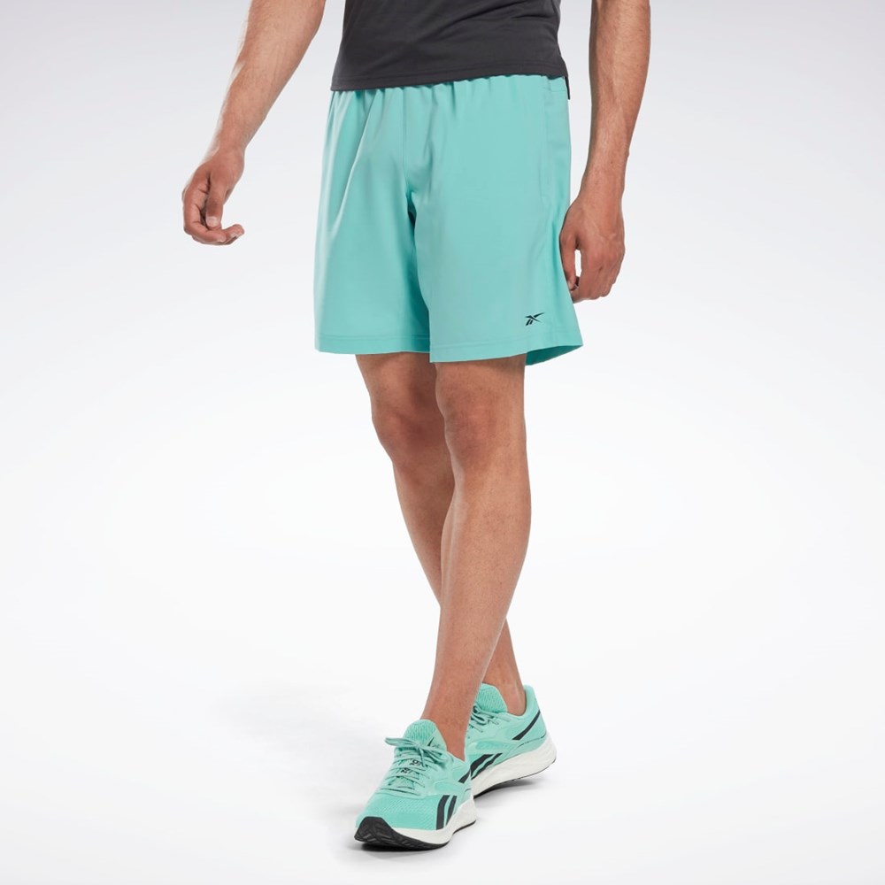 Reebok Workout Ready Shorts Semi Classic Teal | FAKEX1609