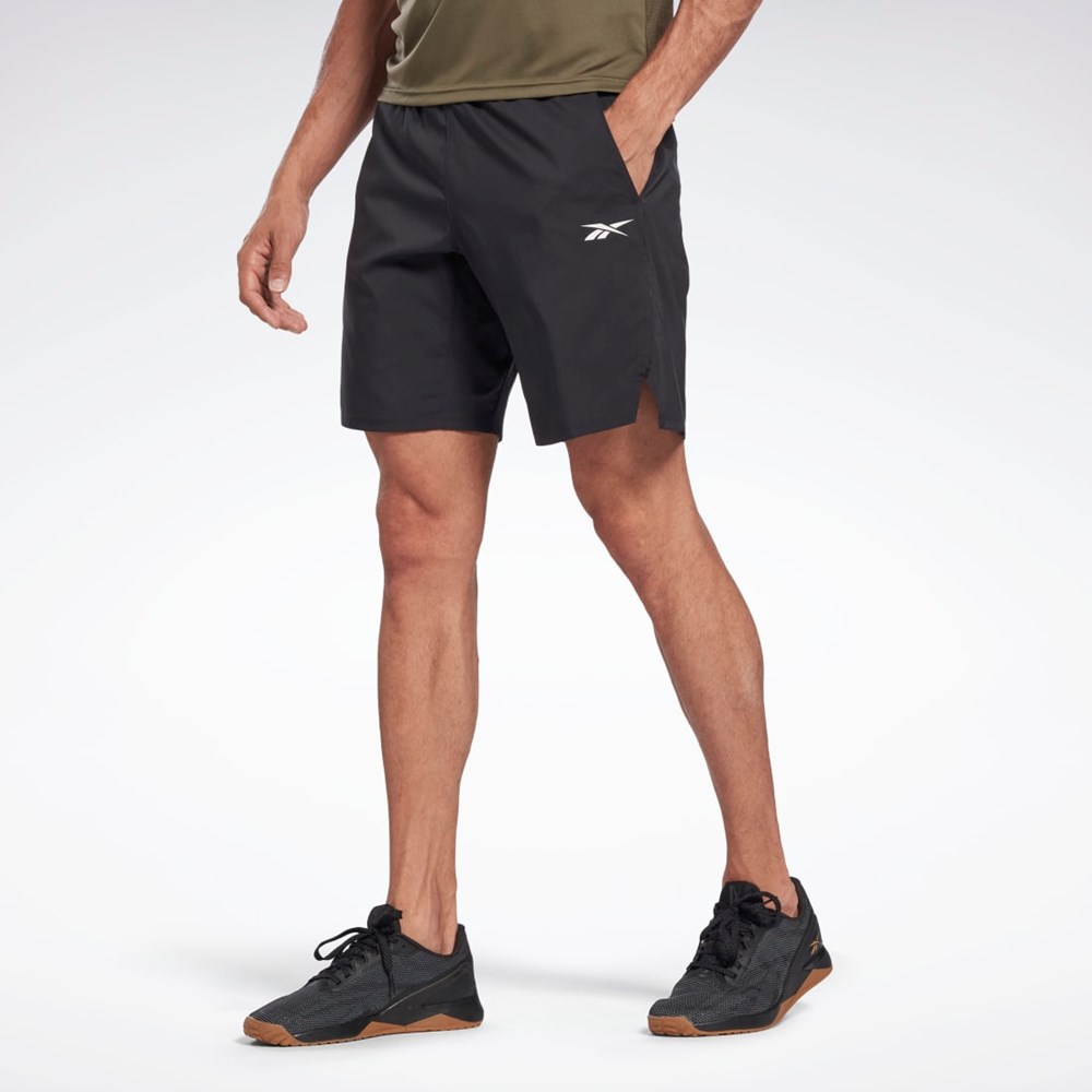 Reebok Workout Ready Strength Shorts Černé | WEMZL7214