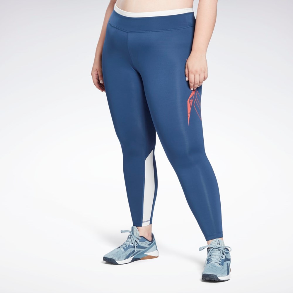 Reebok Workout Ready Vector Leggings (Plus Size) Blankyt | SXFBV3062