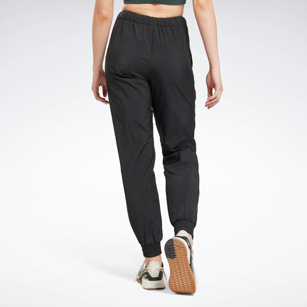 Reebok Workout Ready Woven Joggers Černé | TVUPZ6540