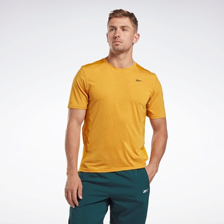 Reebok ACTIVCHILL Athlete T-Shirt Bright Ochre | ZFBGT4150