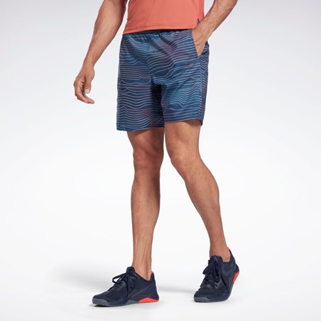 Reebok Allover Print Speed 2.0 Shorts Blankyt | KWRPU5028