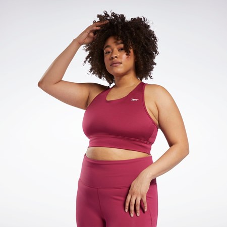 Reebok Běžecké Essentials Sports Bra (Plus Size) Punch Berry | MGRWV8945