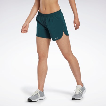 Reebok Běžecké Shorts Zelene | PHVTX3924