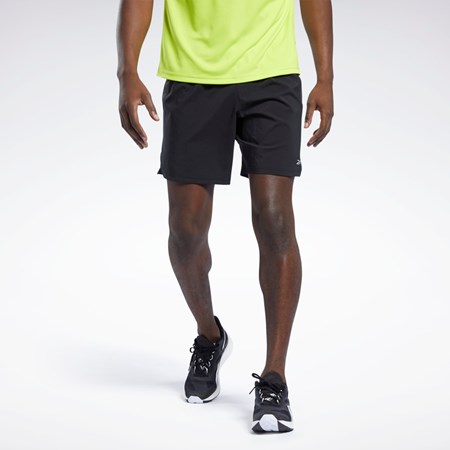 Reebok Běžecké Woven Shorts Černé | TKOXR8756