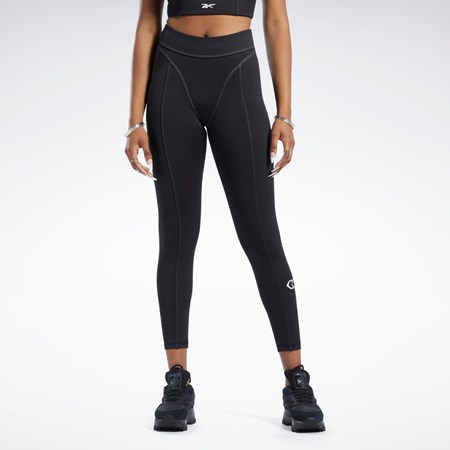 Reebok Cardi B High-Rise Tights Černé | JPWVL4135