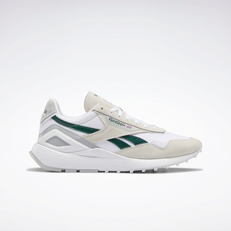 Reebok Classic Leather Legacy AZ Shoes Bílé Tmavě Zelene Šedé | JXFED7368