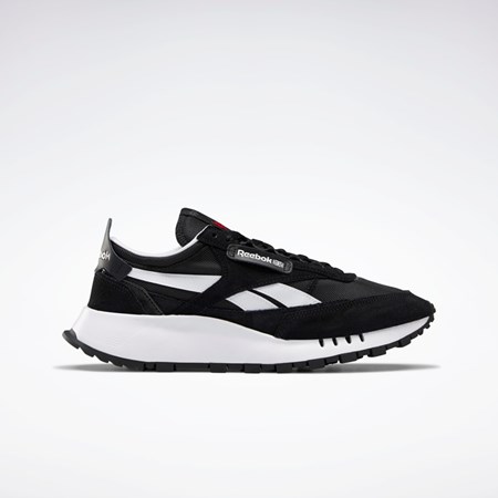 Reebok Classic Leather Legacy Shoes Černé Šedé Červené | ZVNXC6293